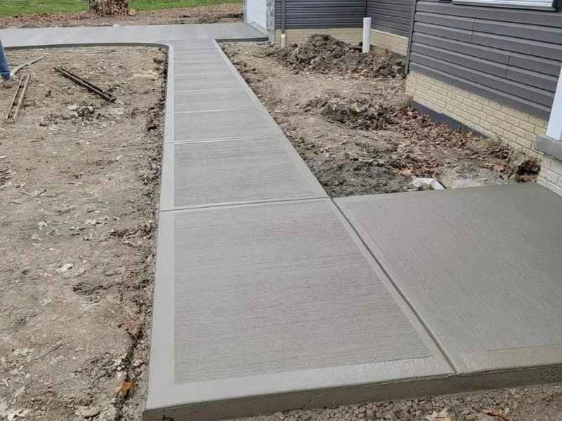 Masonry patio work